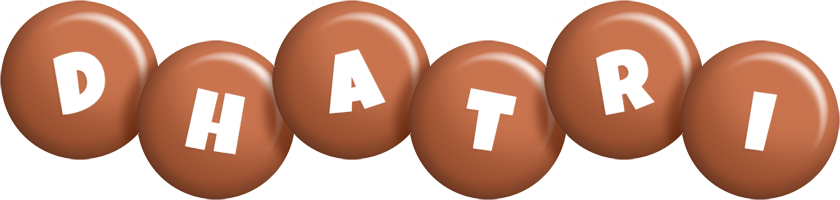 Dhatri candy-brown logo