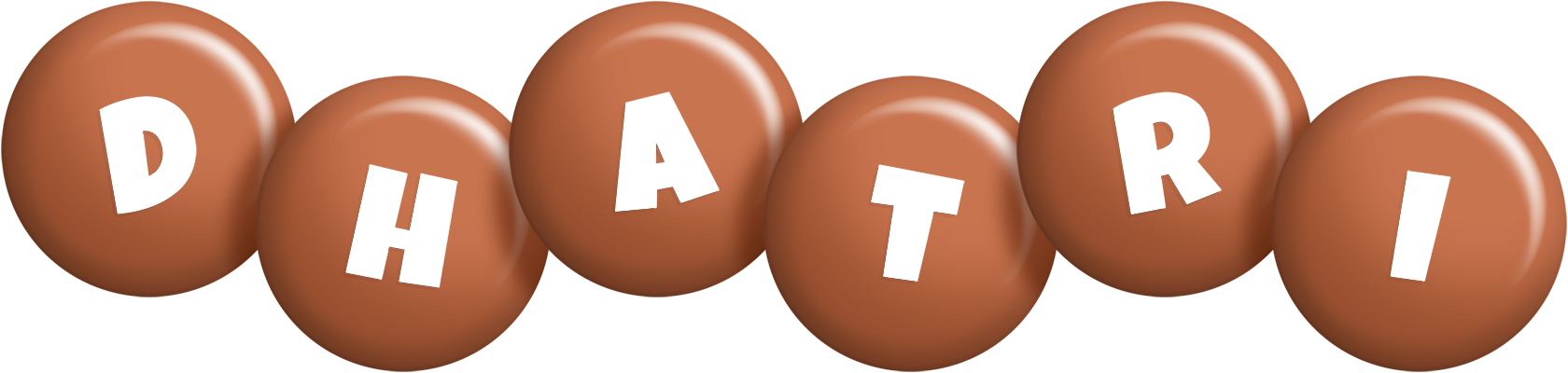 Dhatri candy-brown logo