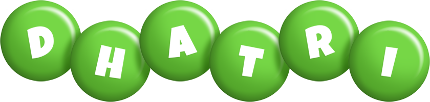 Dhatri candy-green logo