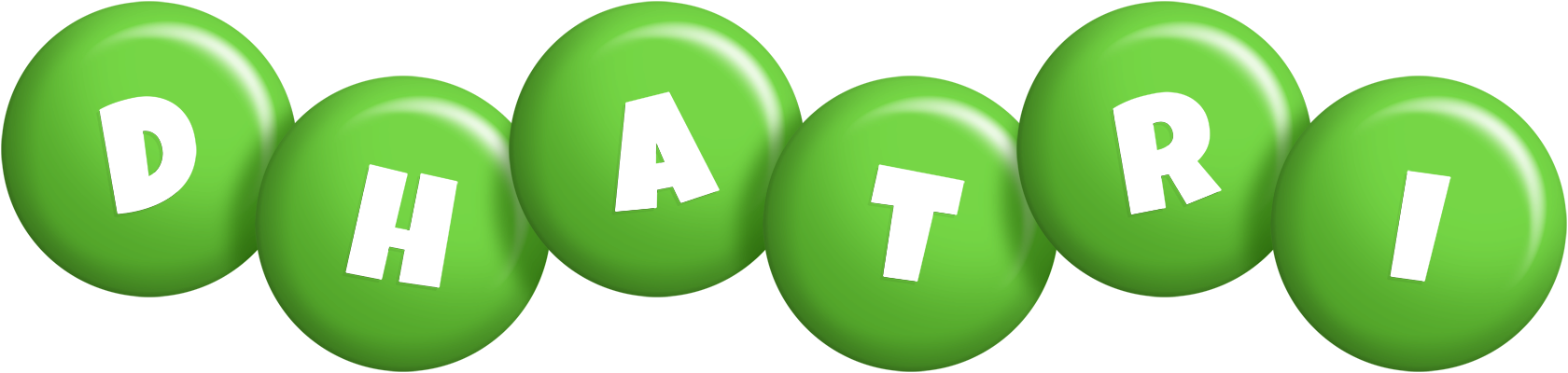Dhatri candy-green logo