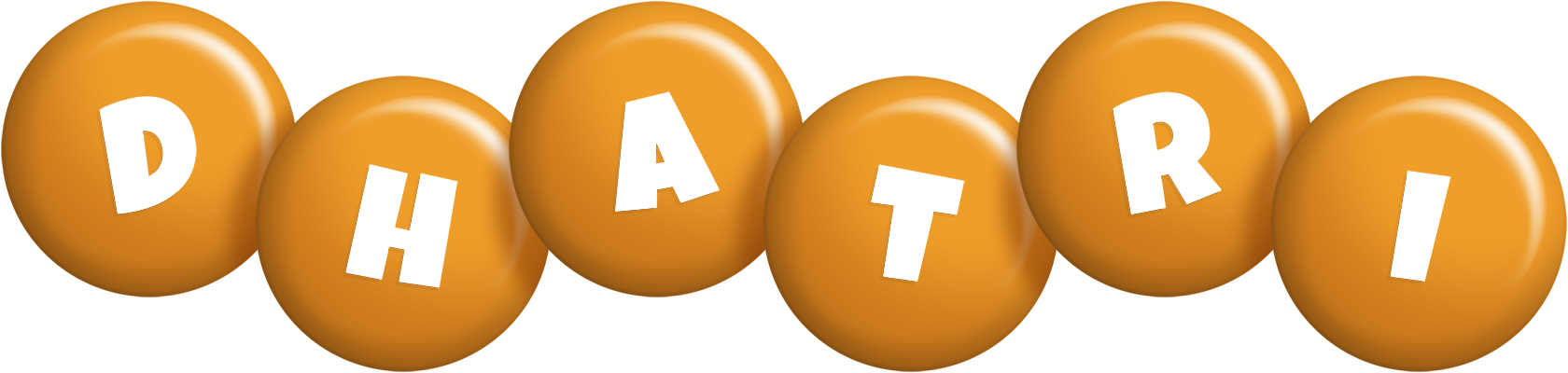 Dhatri candy-orange logo