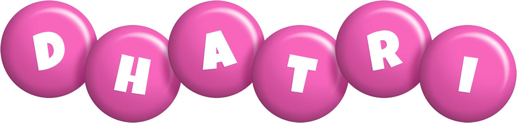 Dhatri candy-pink logo