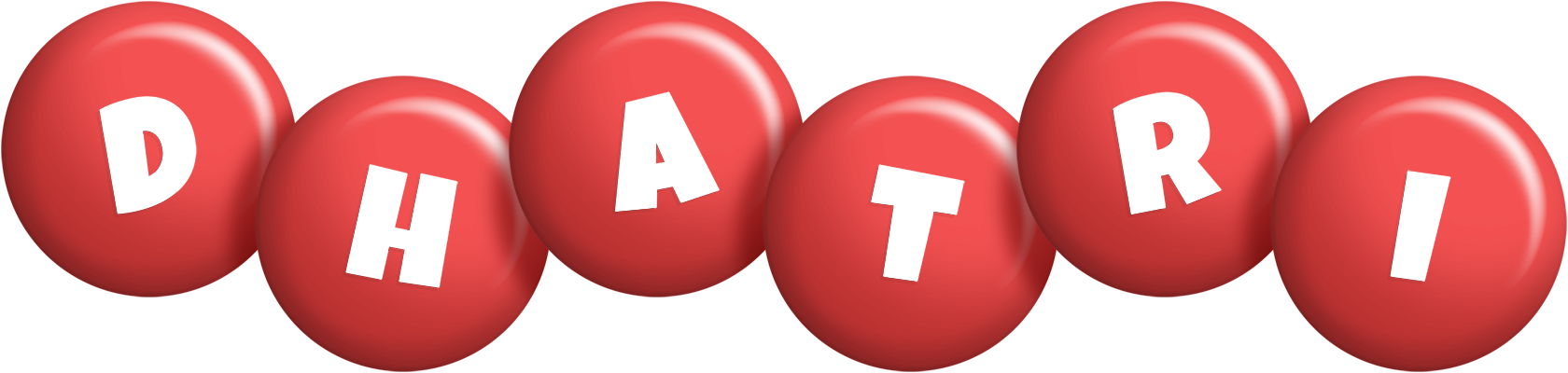 Dhatri candy-red logo