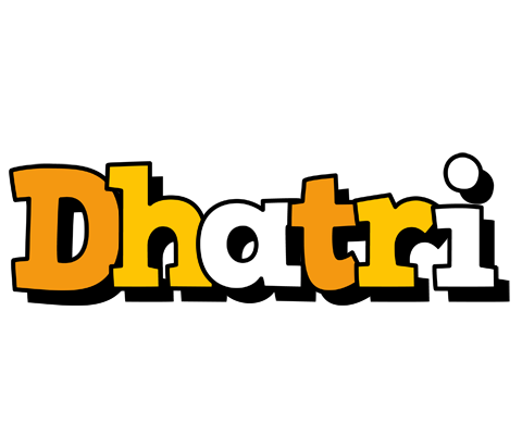 Dhatri cartoon logo