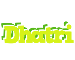 Dhatri citrus logo