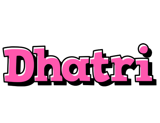 Dhatri girlish logo