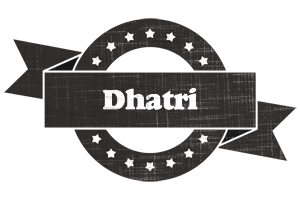 Dhatri grunge logo