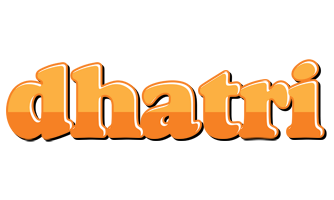 Dhatri orange logo