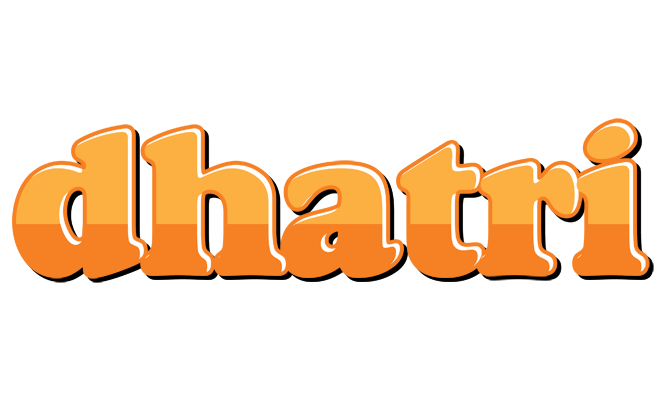 Dhatri orange logo