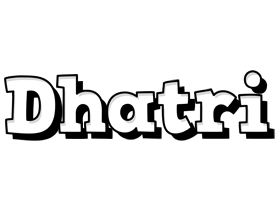 Dhatri snowing logo