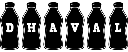 Dhaval bottle logo