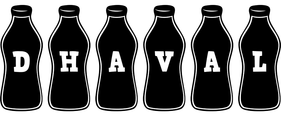 Dhaval bottle logo