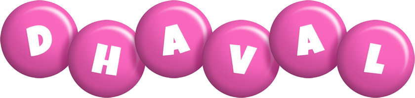 Dhaval candy-pink logo