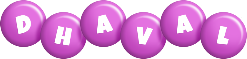 Dhaval candy-purple logo