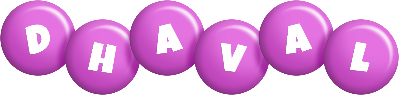 Dhaval candy-purple logo