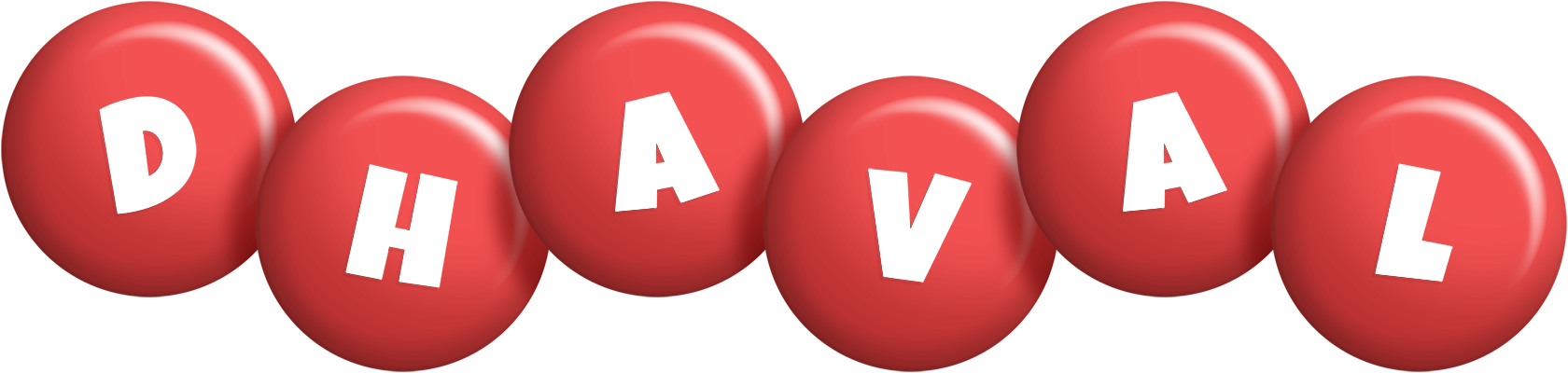 Dhaval candy-red logo