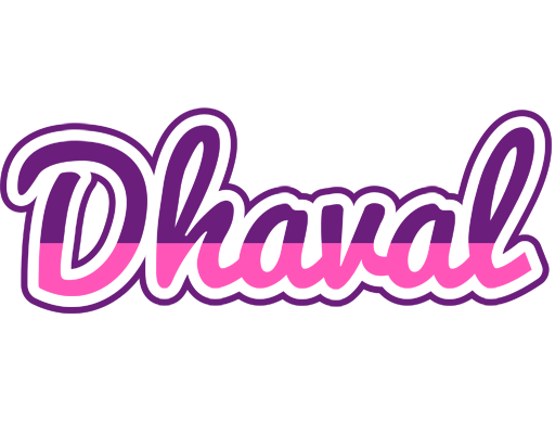 Dhaval cheerful logo