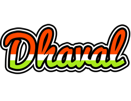 Dhaval exotic logo