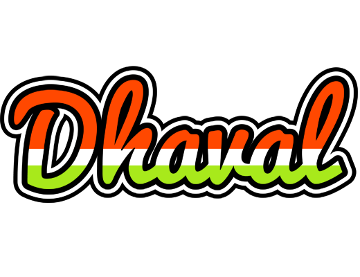 Dhaval exotic logo
