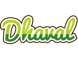 Dhaval golfing logo