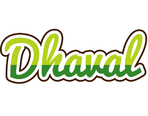 Dhaval golfing logo