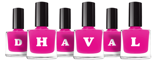 Dhaval nails logo