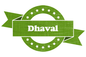 Dhaval natural logo