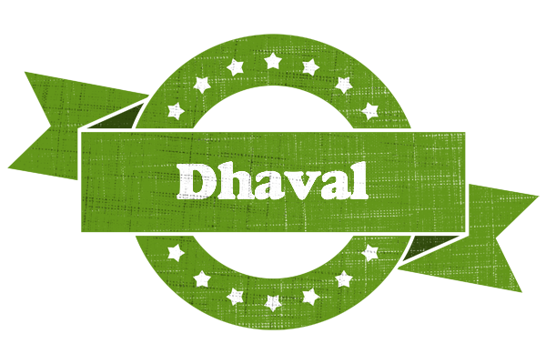 Dhaval natural logo