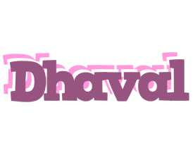 Dhaval relaxing logo