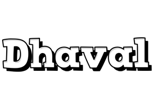 Dhaval snowing logo