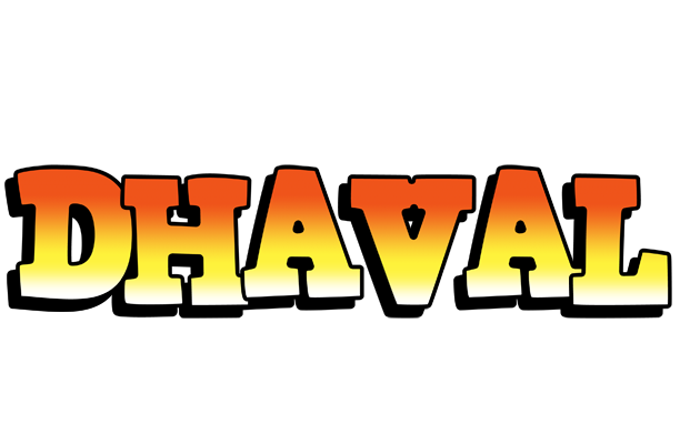 Dhaval sunset logo