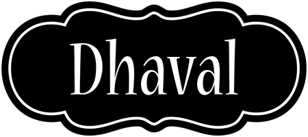 Dhaval welcome logo
