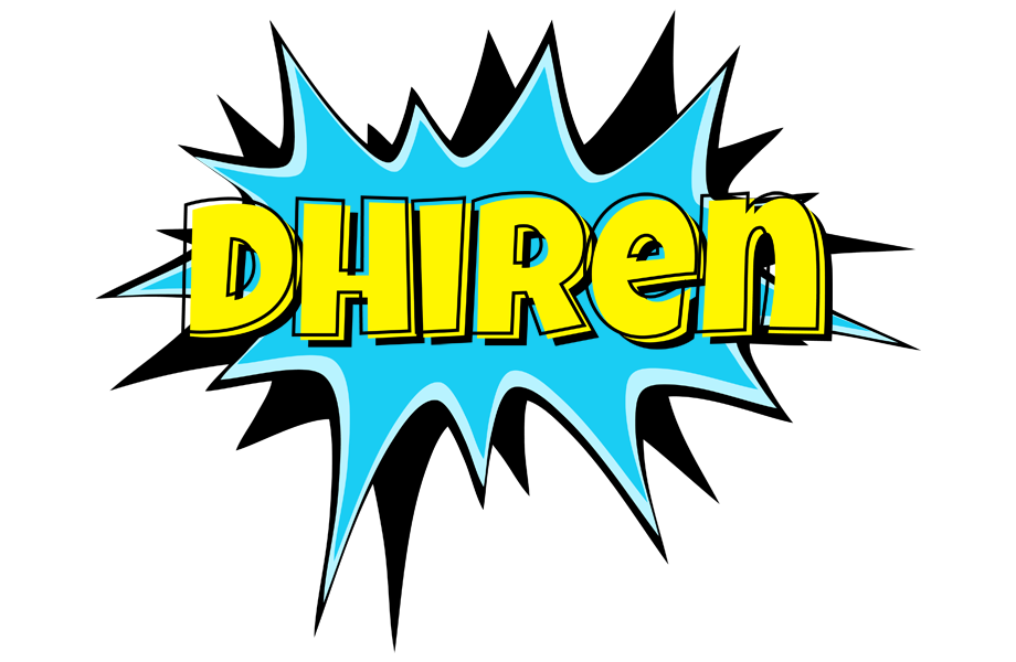 Dhiren amazing logo