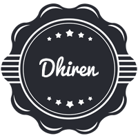 Dhiren badge logo