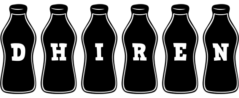Dhiren bottle logo