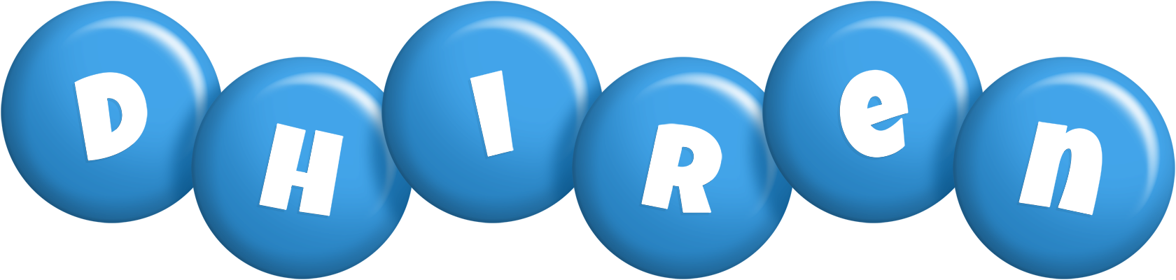 Dhiren candy-blue logo