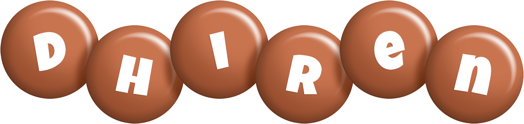 Dhiren candy-brown logo