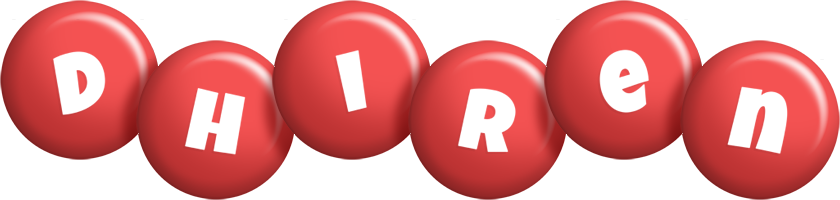 Dhiren candy-red logo