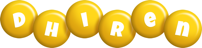 Dhiren candy-yellow logo