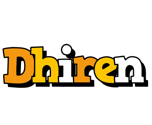 Dhiren cartoon logo