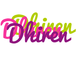 Dhiren flowers logo