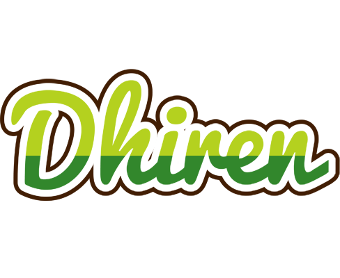 Dhiren golfing logo