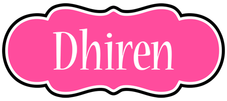 Dhiren invitation logo