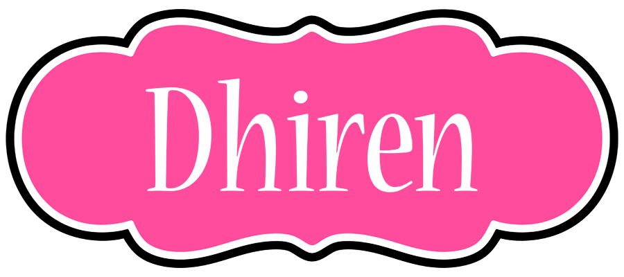 Dhiren invitation logo