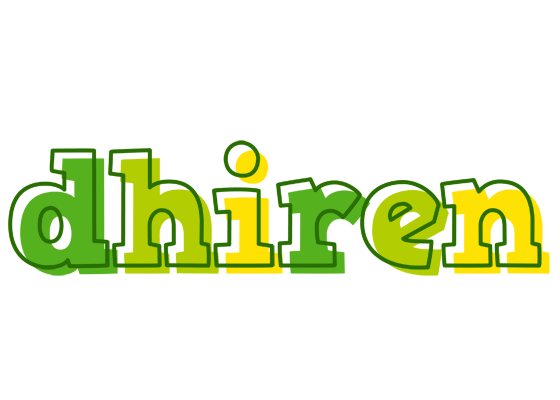 Dhiren juice logo