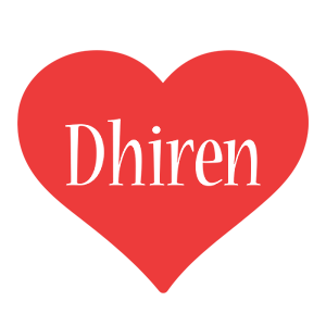 Dhiren love logo