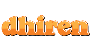 Dhiren orange logo