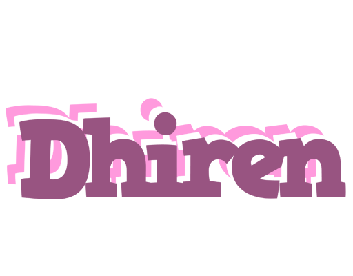 Dhiren relaxing logo