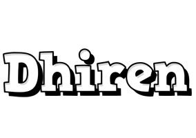 Dhiren snowing logo