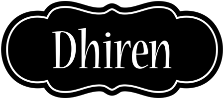 Dhiren welcome logo